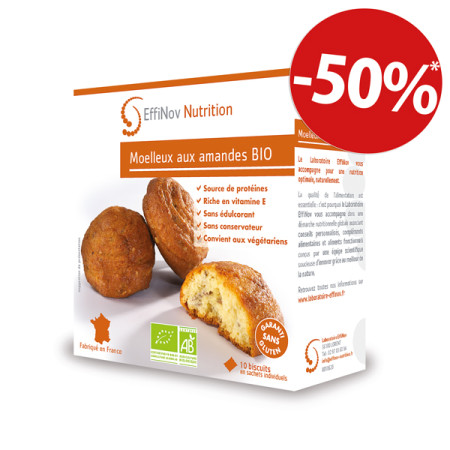 MOELLEUX Amandes Bio - 10 Moelleux