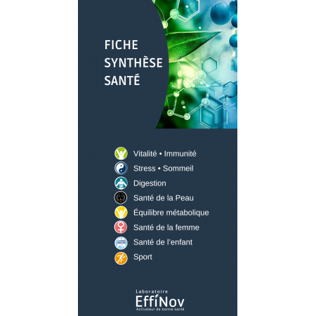 FICHE SYNTHESE SANTE (x25)